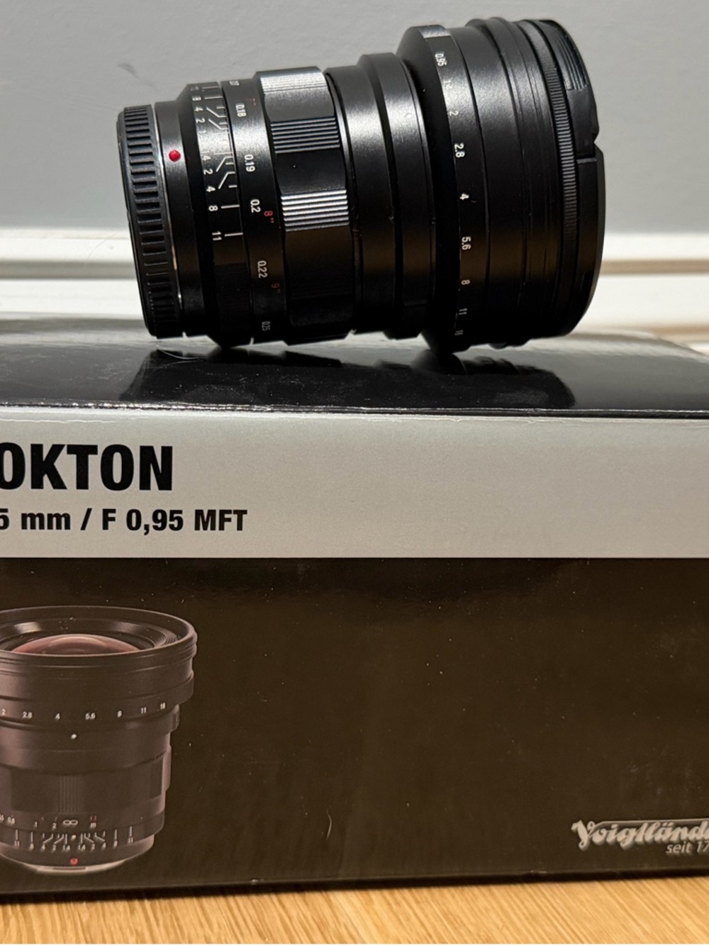 Voigtländer Nokton 50mm f/0.95 MFT Lens - Black
